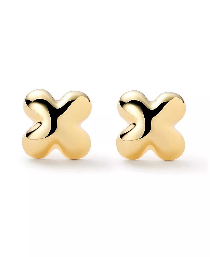 Ana Luisa Gold Cassia Stud Earrings
