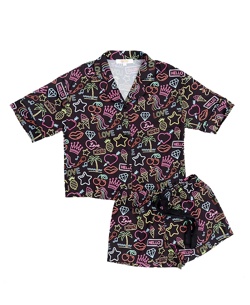 Sunshine Society Girls' Kids Silky Neon Silky Set - Little Kid, Big Kid In Multi