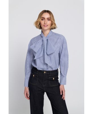 Striped Bow Shirt