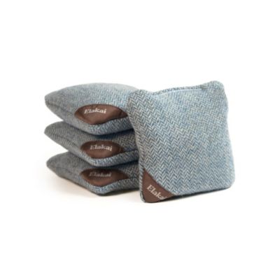 1ft x 2ft Beach Epoxy Resin Wood Compact Travel Cornhole Board Set