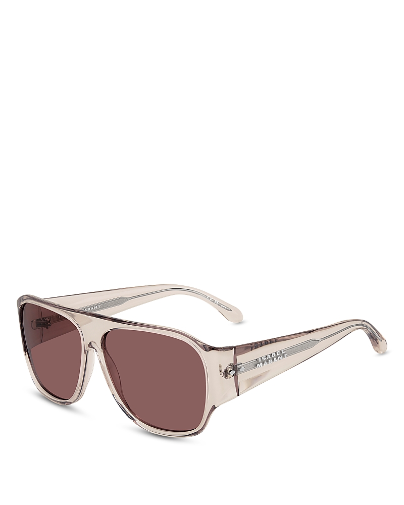 Isabel Marant 60mm Navigator Sunglasses In Brown