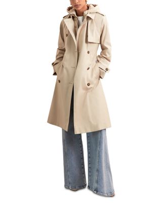 Petites Zip Out Mac Trench Coat
