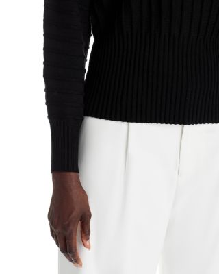 Dolman Sleeve Ribbed Sweater