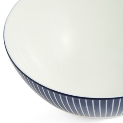 GIO 6.2" Cereal Bowl, Pinstripe Blue