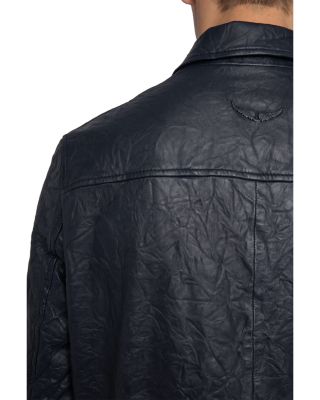Loumy Crinkle Leather Jacket