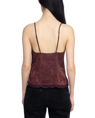 Cishi Jacquard Horses Silk Camisole