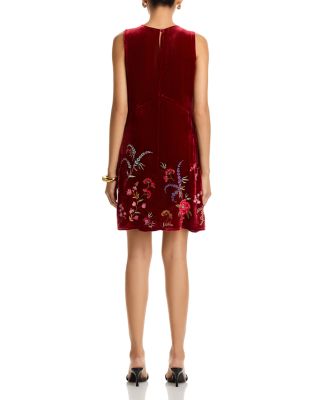 Velvet Embroidered Dress