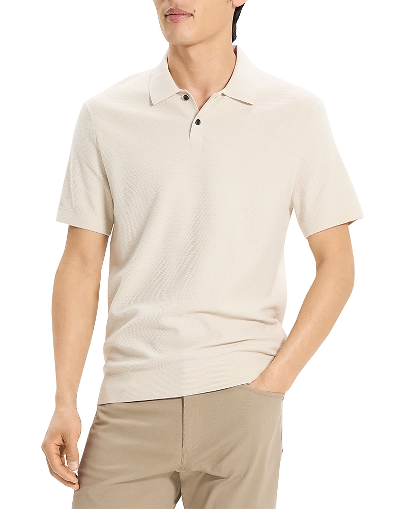 Theory Soris Sweater Polo In Neutral