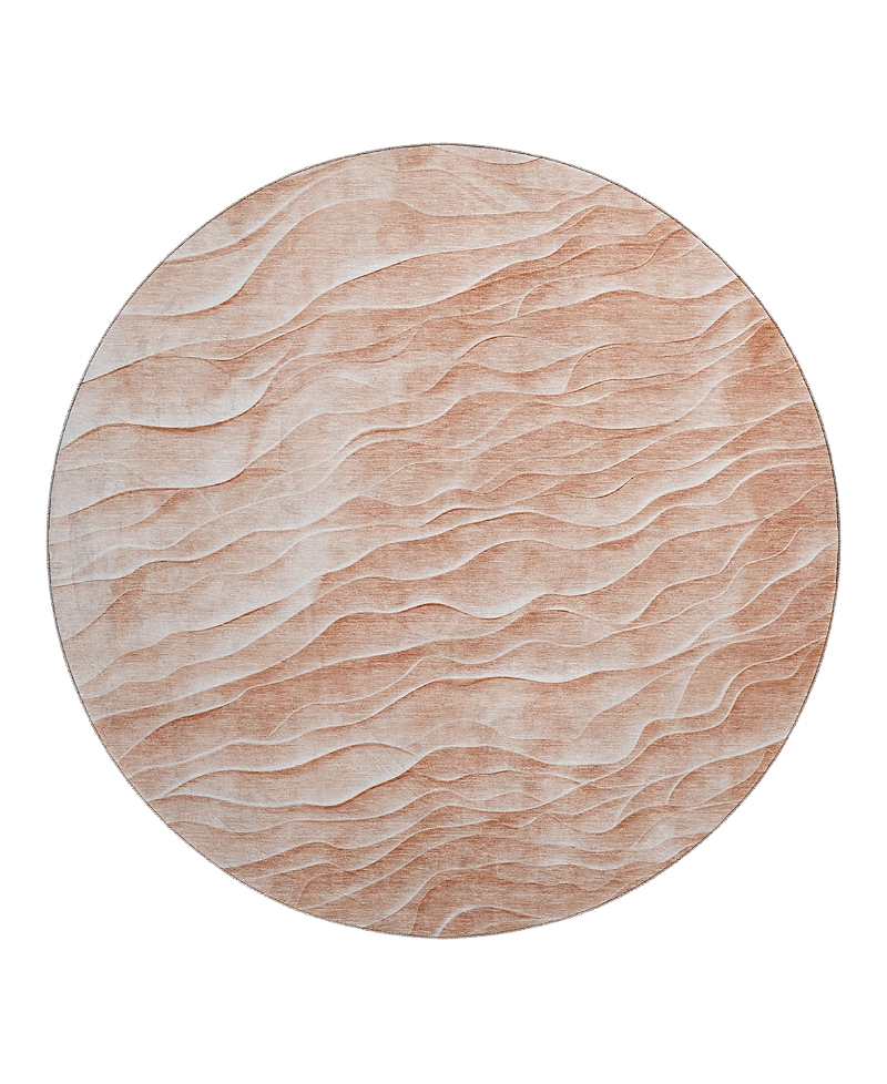 Dalyn Rug Company Dalyn Pacifica Pa1 Round Area Rug, 8' X 8' In Orange
