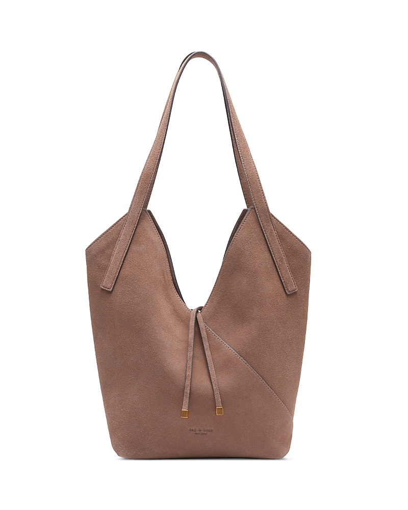 Rag & Bone Alix Suede Small Carryall In Brown