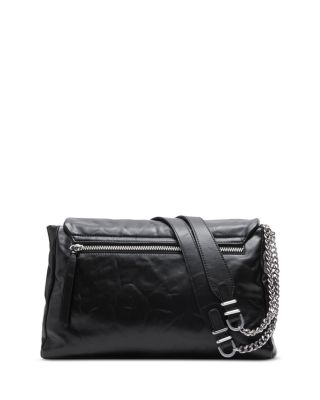 Chelsea Leather Large Flap Shoulder Bag