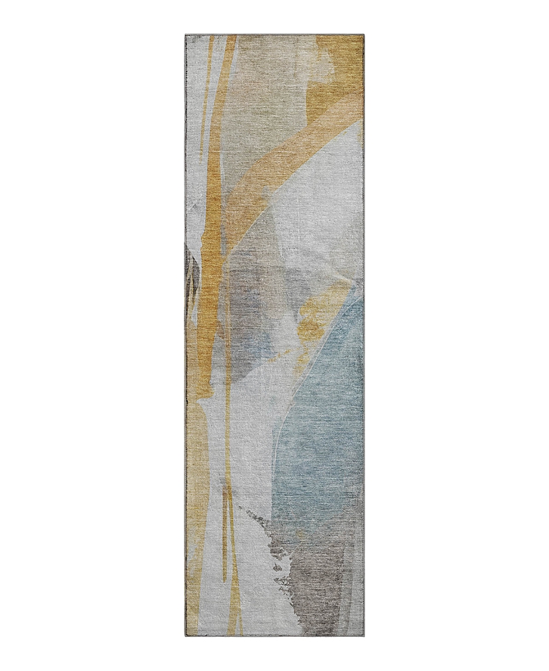 Dalyn Rug Company Dalyn Ravenna Washable Rn7 Runner Area Rug, 2'3 X 7'6 In Gold