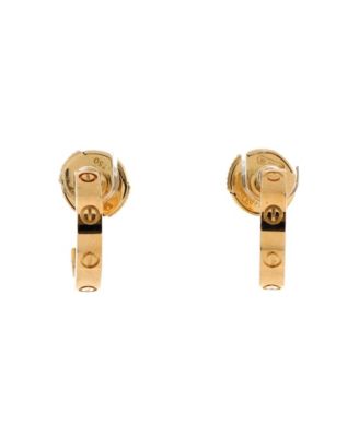 Pre-Owned Cartier - Small Love Hoop Earrings 18K Gold