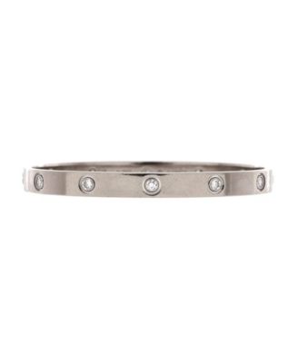 Pre-Owned Cartier - Love 10 Diamond Bracelet 18K White Gold with Diamonds