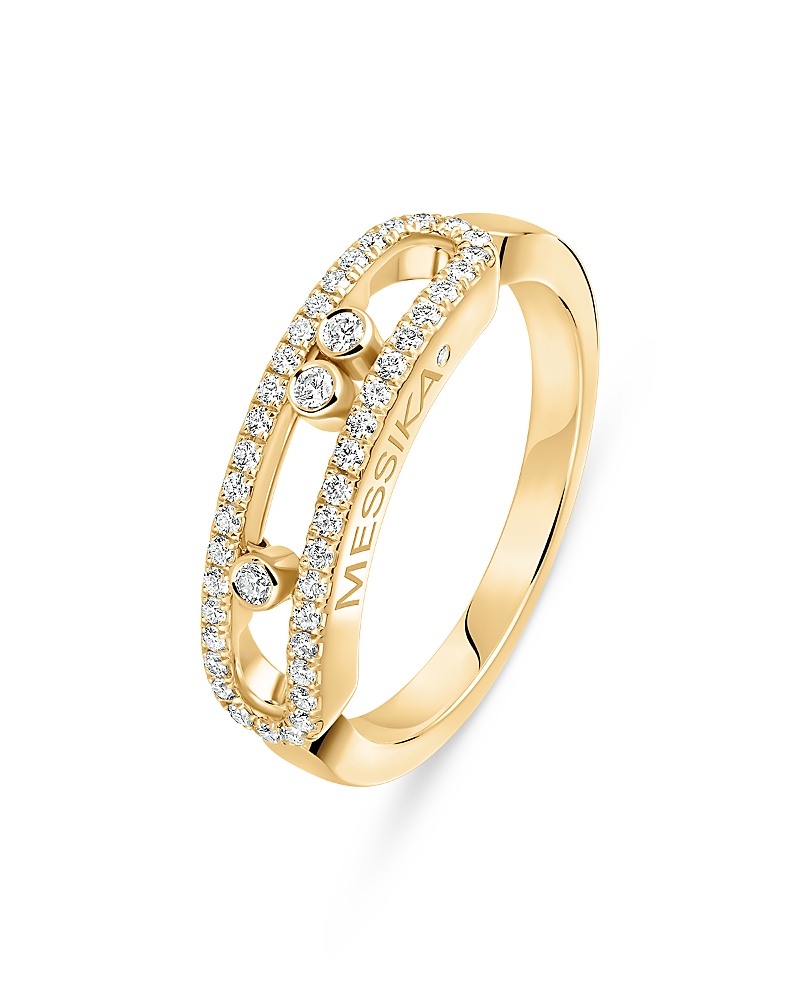 Messika Diamond Baby Move Pave Ring In 18k Gold, 0.23 Tcw In Gold