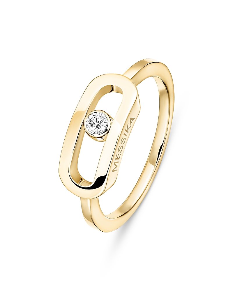 Messika Diamond Move Uno Ring In 18k Gold, 0.01 Tcw In Gold
