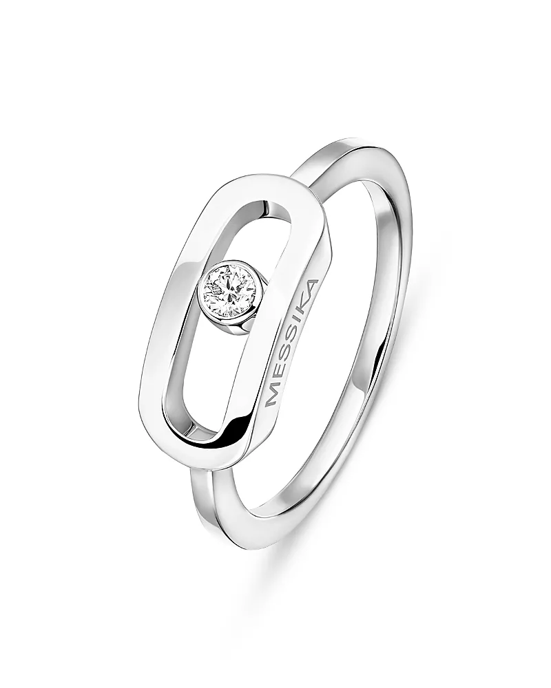 Messika Diamond Move Uno Large Model Ring in 18K Gold, 0.06 tcw