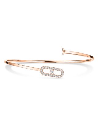 Diamond Move Uno Small Model Pav&eacute; Flex Bracelet in 18K Gold, 0.14 tcw.