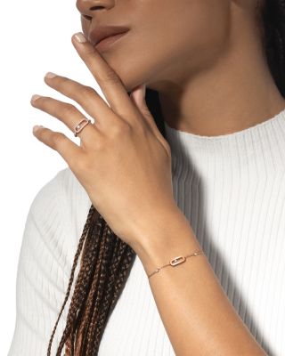 Diamond Move Uno Bracelet in 18K Gold, 0.05 tcw