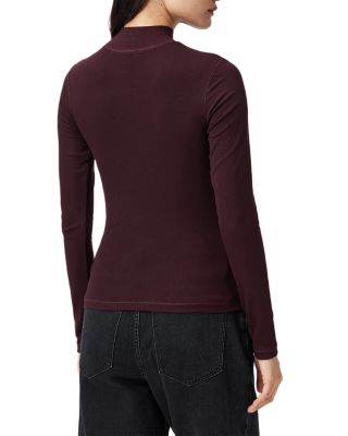 Rina Long Sleeved Roll Neck Top