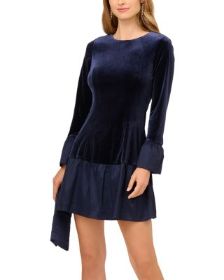 Mixed Media Mini Dress