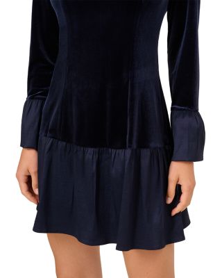 Mixed Media Mini Dress