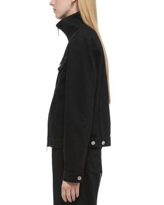 Funnel Neck Trucker Jacket 