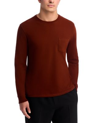 Long Sleeve Crewneck Pocket Tee