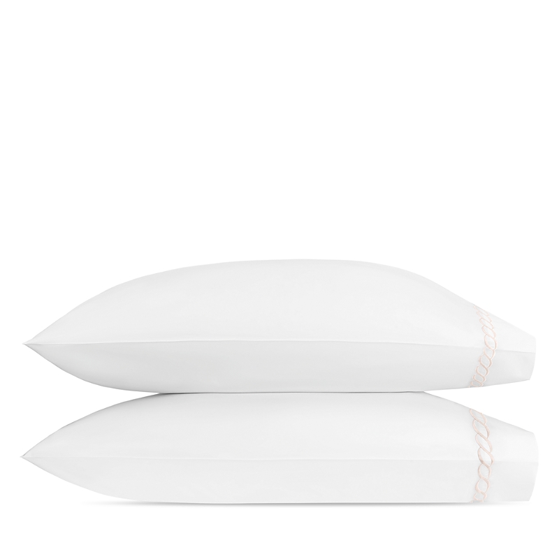 Matouk Classic Chain Set Of 2 525 Thread Count Pillowcases In White