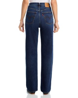 High Rise Straight Leg Jeans in Apply Now