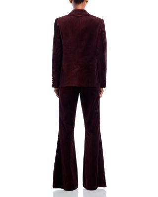Marlow Clean Front Velvet Flare Pants
