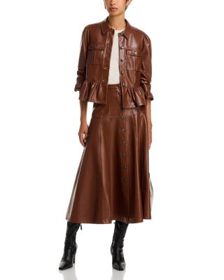 Lite Faux Leather Delanie Jacket