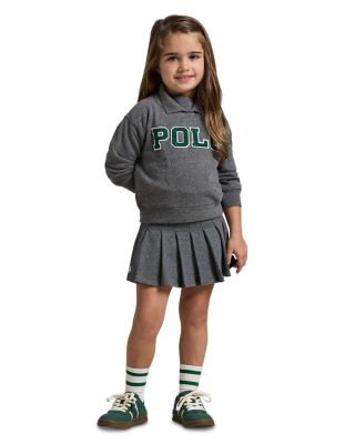 Girls' Pleated Cotton Jersey Skort - Big Kid