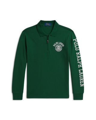 Boys' Logo Cotton Mesh Polo Shirt - Big Kid