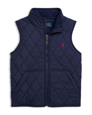 Boys' Fleece Lined Quilted Vest - Little Kid