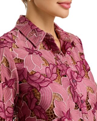 Akemi Cropped Button Down Blouse