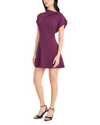 Cowl Neck Mini Dress