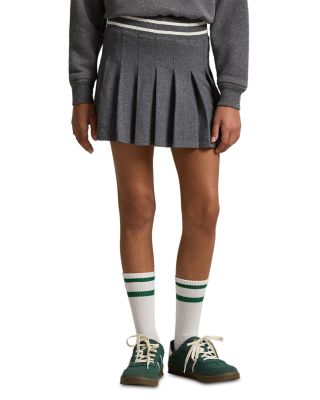Girls' Pleated Cotton Jersey Skort - Big Kid