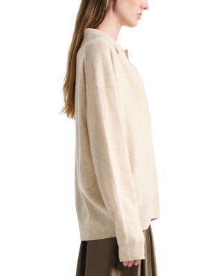 Zaq Cashmere Split Neck Sweater