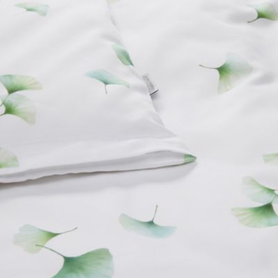 Aiko Blanc Duvet Cover, Queen