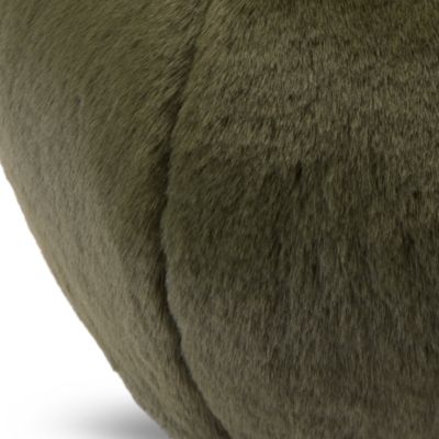 Big Rabbit Faux Fur Ball Pillow - Exclusive