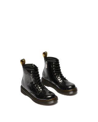 Girls' Junior 1460 Glitter Lace Up Boots - Toddler, Little Kid