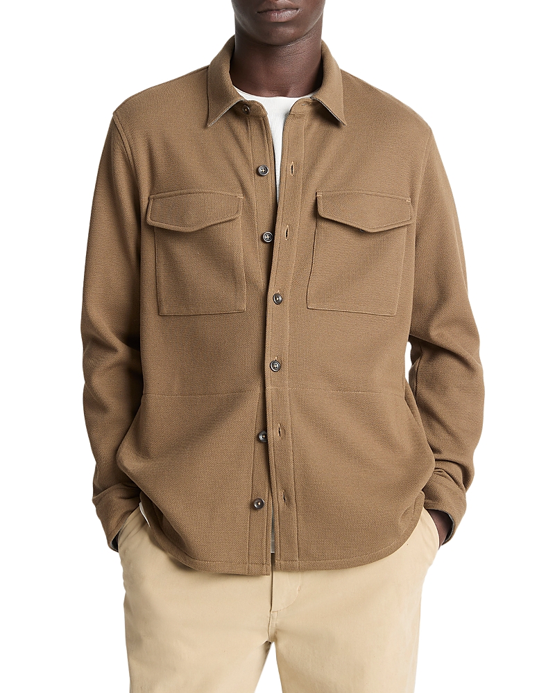 Vince Shirt Jacket Coastal/Medium Heather Grey