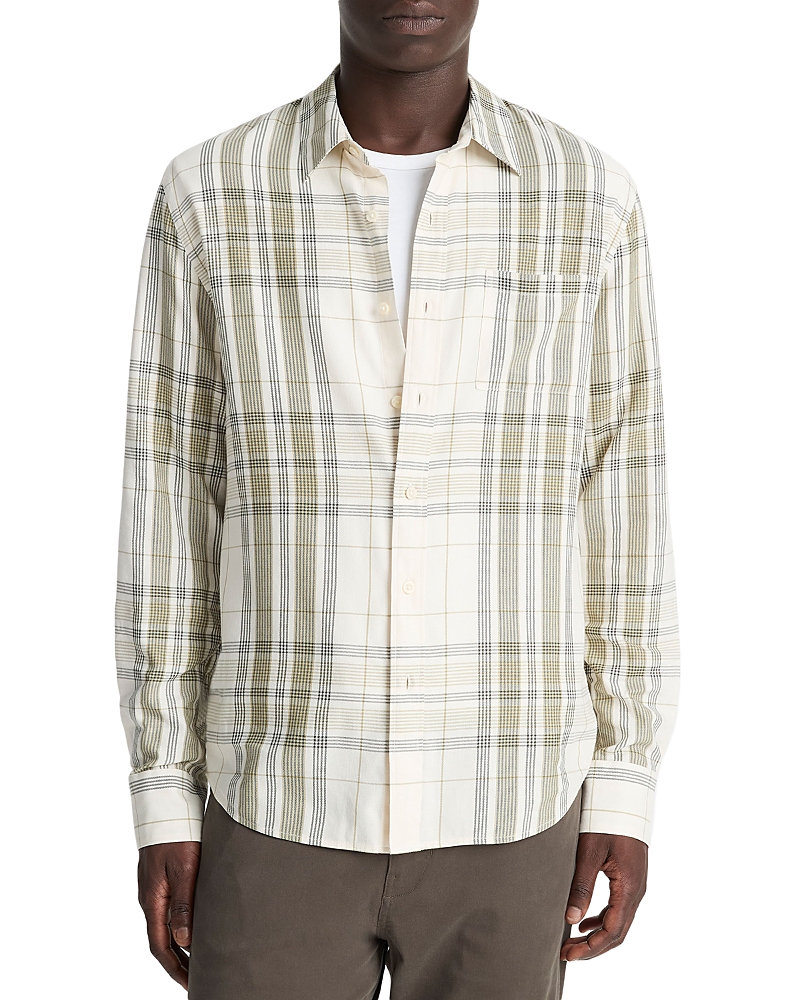 Vince Dunluce Plaid Button-up Shirt In Multi