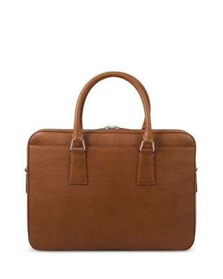 Large Grained Leather Briefcase