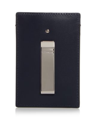 Leather Money Clip & Card Case 