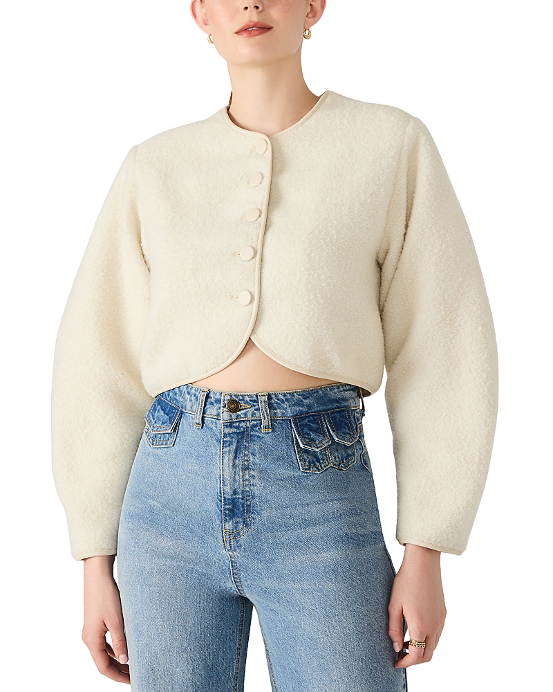 Steve Madden Emili Jacket In Neutral