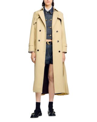 Belted Double Breasted Trench