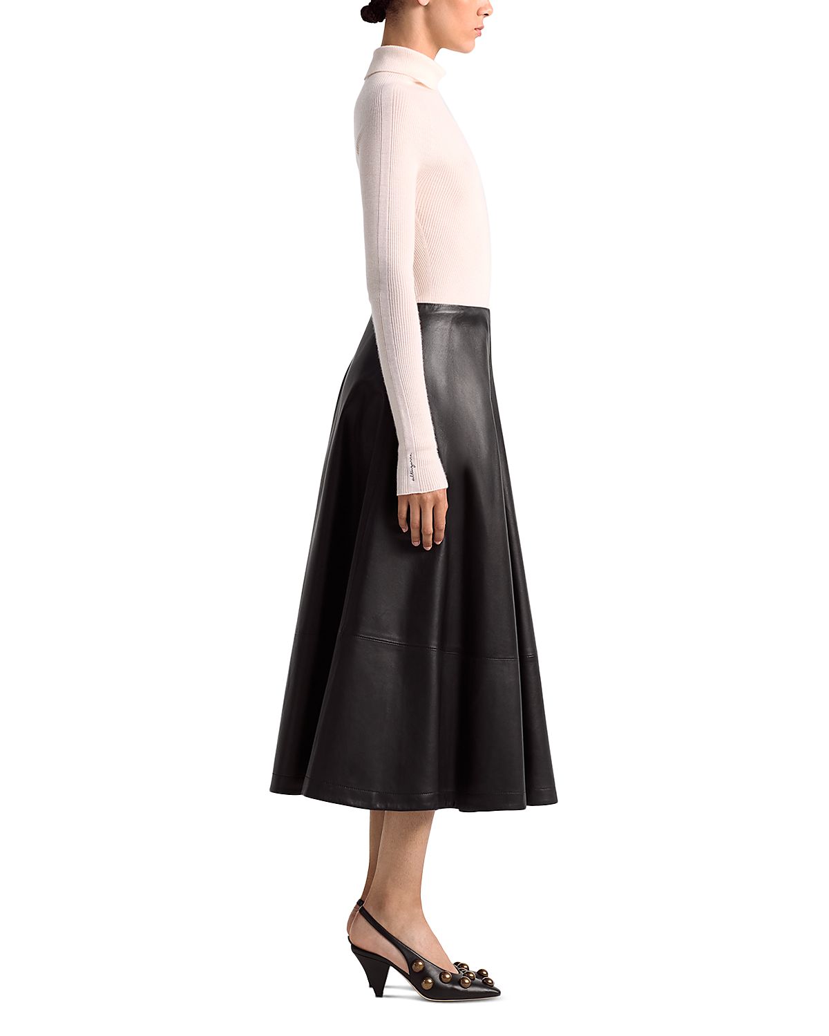 Altuzarra Varda Leather Skirt