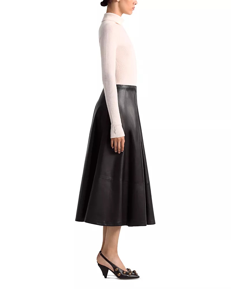 Altuzarra Varda Leather Skirt